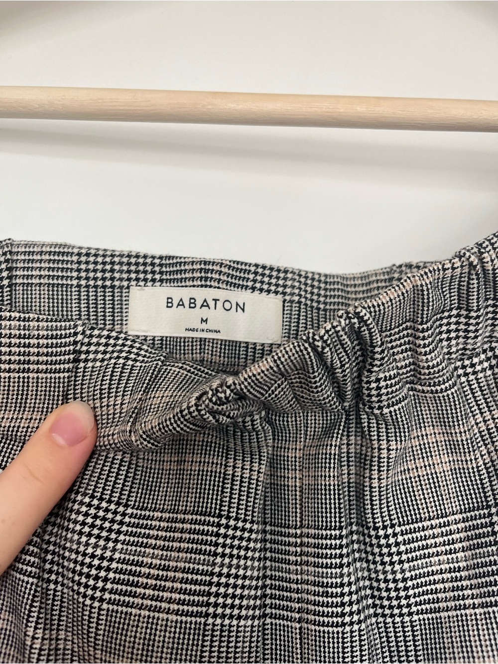 Gray Plaid Dress Pants - Picture 4 of 6